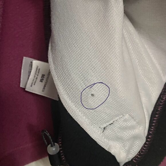 The North Face Womens Size Medium TKA 200 Full Zip Fleece Jacket Pink Black - Picture 2 of 14